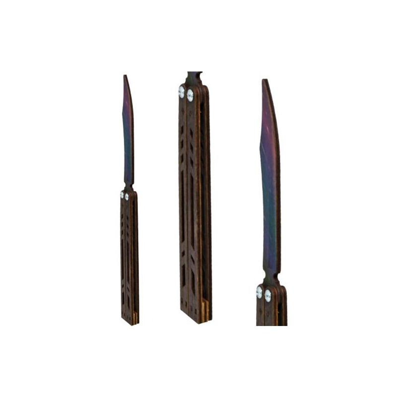 Souvenir wooden knife "SO-2 BUTTERFLY STARFALL STARFALL" Souvenir Decor SO2BAL-S