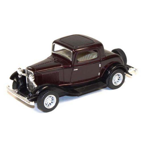 FunToysi: "ford 3 window coupe" machine (burgundy) (ts271195115492)